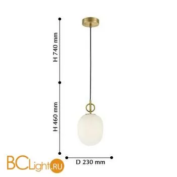 Подвесной светильник Favourite Sincera 2654-1P - Фото 1