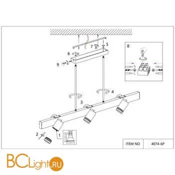 Люстра Favourite Six 4074-6P - Фото 5