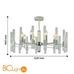 Люстра на штанге Favourite Supreme 2539-8P - Схема