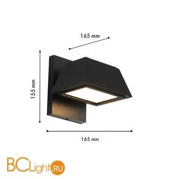 Уличный настенный светильник Favourite Trapezium 4300-1W - Фото 1