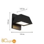 Уличный настенный светильник Favourite Trapezium 4300-1W - Фото 1
