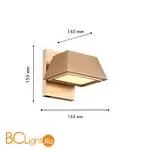 Уличный настенный светильник Favourite Trapezium 4301-1W - Фото 1