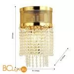 Настенный светильник Favourite Vertical 2951-1W - Фото 1