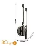 Настенный светильник Favourite Wand 4098-2W - Фото 1