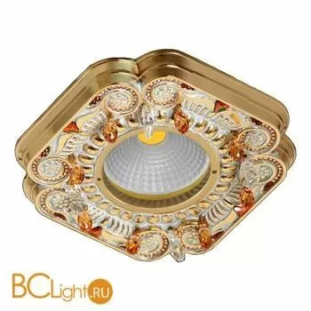 Встраиваемый спот (точечный светильник) FEDE Lighting Crystal De Luxe Palace FD1007ROPCL