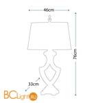 Настольная лампа Feiss Westwood FE/WESTWOOD TL B - Схема