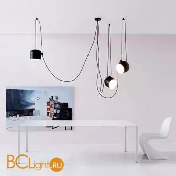 Подвесной светильник Flos AIM Small Black F0095030 x 3 + F0093030