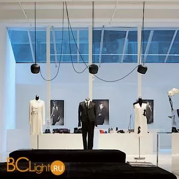 Подвесной светильник Flos AIM Black F0090030 x 3 + F0093030