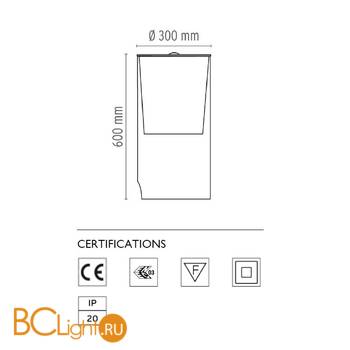 Настольная лампа Flos Aoy F0200071 - Схема
