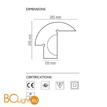Настольная лампа Flos Biagio F0700000 - Схема