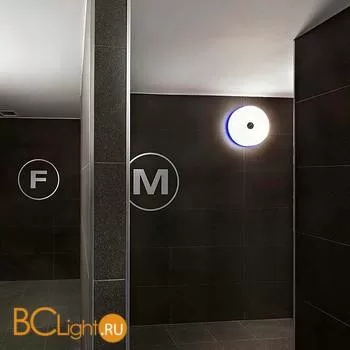 Настенно-потолочный светильник Flos Button White/Blue F3180014 - Фото 0