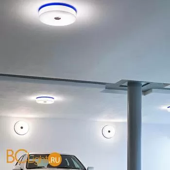 Настенно-потолочный светильник Flos Button White/Blue F3180014 - Фото 5