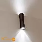 Настенный спот (точечный светильник) Flos Clessidra 20°+20° Dark brown F1583026 - Фото 0