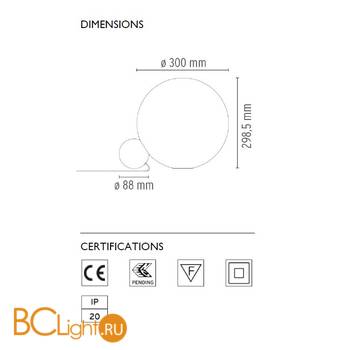 Настольная лампа Flos Copycat F1952044 - Схема
