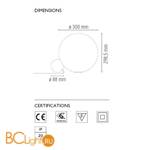 Настольная лампа Flos Copycat F1952044 - Схема
