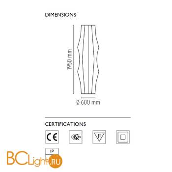 Напольный светильник Flos Fantasma F2201009 - Схема