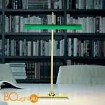 Настольная лампа Flos Goldman Brass/Green F3440044