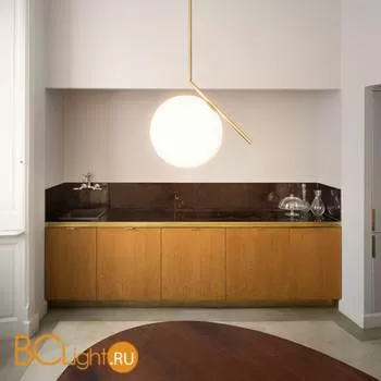 Подвесной светильник Flos IC Lights S2 Brushed brass F3176059 - Фото 0