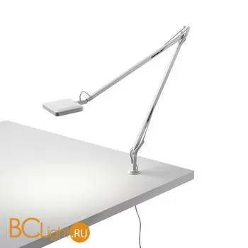 Настольная лампа Flos Kelvin LED Desk support (Visible cable) Shiny white F3308009 - Фото 0
