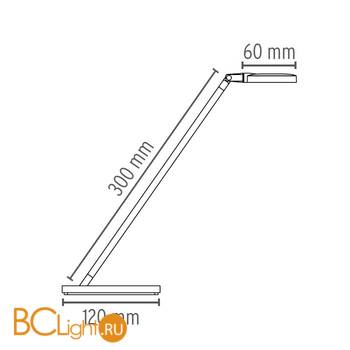Настольная лампа Flos Mini Kelvin LED Chrome F4180057 - Схема