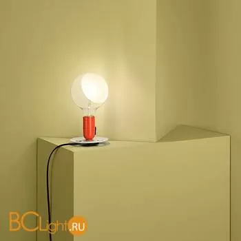 Настольная лампа Flos Lampadina Anodised aluminium/Orange F3300075 - Фото 0