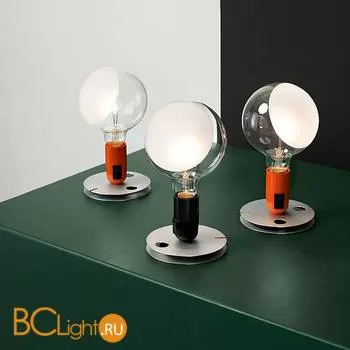 Настольная лампа Flos Lampadina Anodised aluminium/Black F3300000 - Фото 0