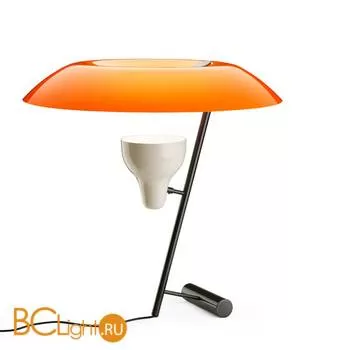 Настольная лампа Flos Mod. 548 Burnished brass / orange diffuser F0145075