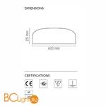 Потолочный светильник Flos Smithfield C ECO Mud F1363021 - Схема