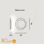 Настенный светильник Foscarini Bahia 1960052 10 - Схема