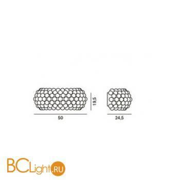 Настенный светильник Foscarini Caboche 138005 52 - Схема