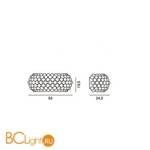 Настенный светильник Foscarini Caboche 138005 52 - Схема