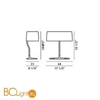 Настольная лампа Foscarini Esa 075001-R2 11 - Схема