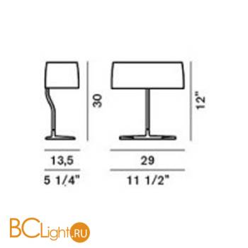 Настольная лампа Foscarini Esa 0750012 11 - Схема