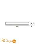 Настенный светильник Foscarini Fields 1740051 10 - Схема