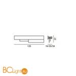 Настенный светильник Foscarini Fields 1740052 10 - Схема