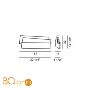 Настенный светильник Foscarini Innerlight 233005 10 - Схема