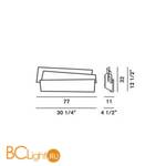 Настенный светильник Foscarini Innerlight 233005DM 10 - Схема