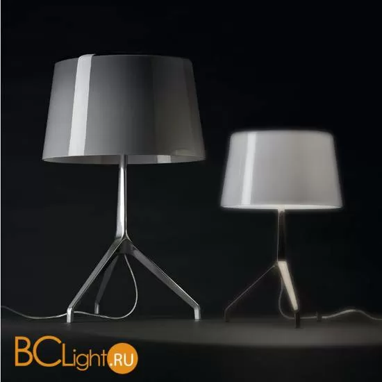 Настольная лампа Foscarini Lumiere XXL Chrome Black/Grey 191001C 24