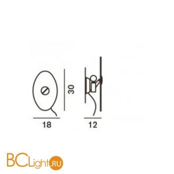 Настенный светильник Foscarini Orbital 0430052 10 - Схема