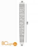 Напольный светильник Foscarini Tress 182003 10 - Схема