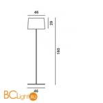 Торшер Foscarini Twiggy 159004 10 - Схема