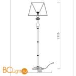 Торшер Freya Adelaide FR2306-FL-01-W - Схема