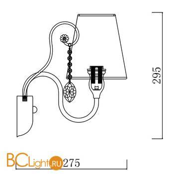 Бра Freya Adelaide FR2306-WL-01-W - Схема