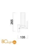 Настенный светильник (бра) Freya Adeline FR5214WL-01BS - Фото 5