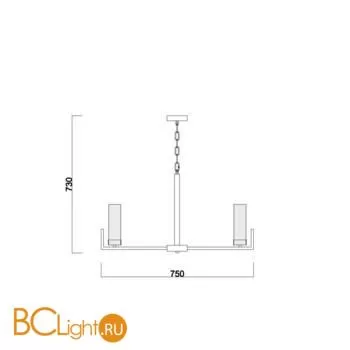 Люстра Freya Adeline FR5214PL-08CH - Фото 0