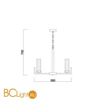 Люстра Freya Adeline FR5214PL-05BS - Фото 0