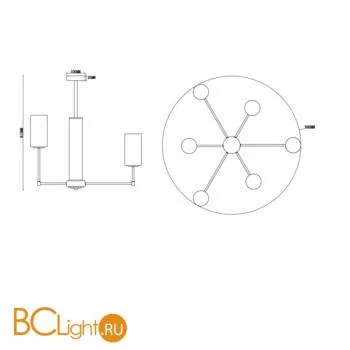 Люстра Freya Agnes FR5184PL-06CH - Фото 0