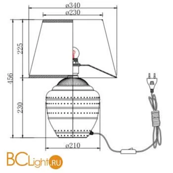 Настольная лампа Freya Alana FR5109TL-01W - Фото 2