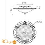 Потолочный светильник Freya Amado FR2700-CL-02-BZ - Схема