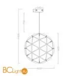 Подвесной светильник Freya FR5099PL-L45CH - Фото 2